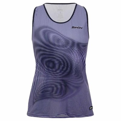 SANTINI Vortex 無袖 T T 恤 透氣 舒適