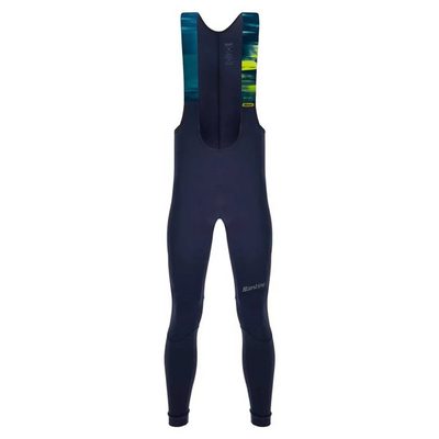 SANTINI Maillot Jaune Tights 吊帶車褲 保暖 反光 正品歐洲代購 [139117192]