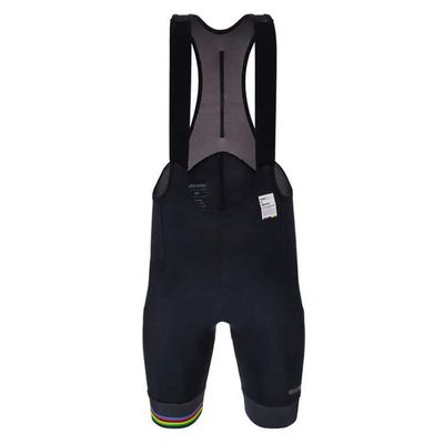 SANTINI Uci Official World C 短褲 義大利製 彩虹條紋 正品歐洲代購 [139704915]
