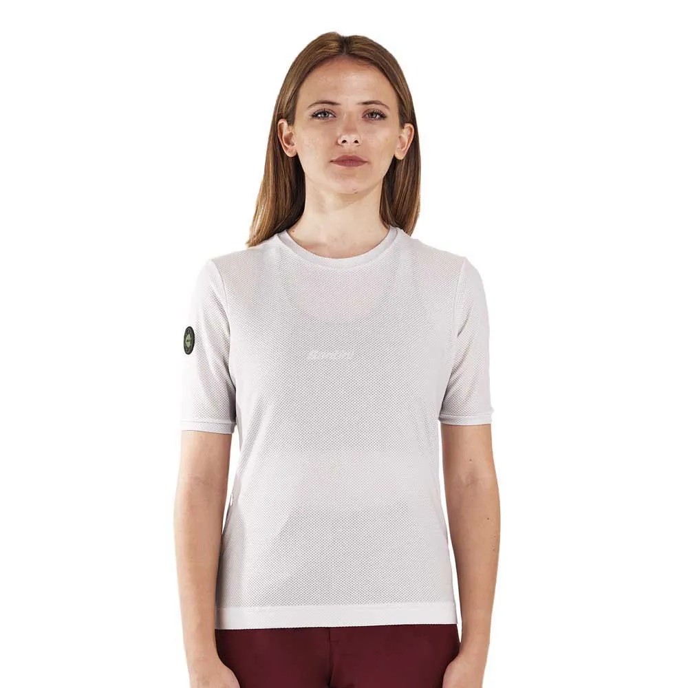 SANTINI Stone Slim Fit Tech T 恤 修身剪裁 透氣舒適