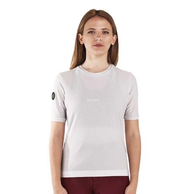 SANTINI Stone Slim Fit Tech T 恤 修身剪裁 透氣舒適