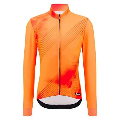 SANTINI Pure Dye Long Sleeve 車衣 保暖透氣 長袖車衣 正品歐洲代購 [140135122]
