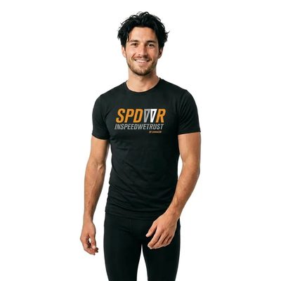 BIORACER Spdwr Speed We Trust T 恤 有機棉 舒適