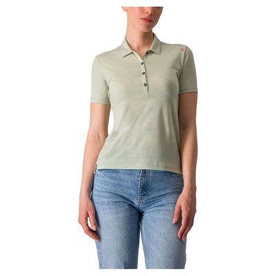 CASTELLI Merino 短袖 POLO 衫 美麗諾羊毛