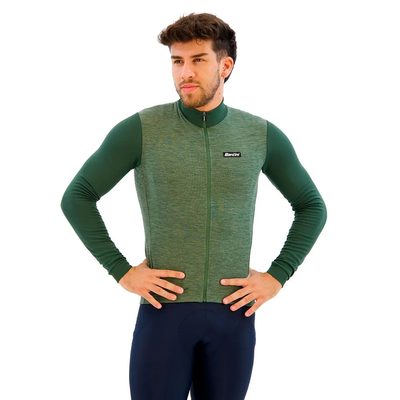 SANTINI Pure Dye Long Sleeve 車衣 保暖 透氣 正品歐洲代購 [140671014]
