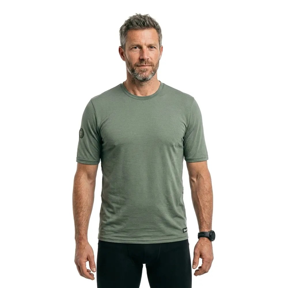 SANTINI Delta Line Tech Shor T 恤 透氣 貼身