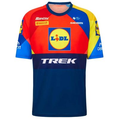 SANTINI Lidl Trek Short Slee T恤 耐磨 透氣 輕量 正品歐洲代購 [141589738]