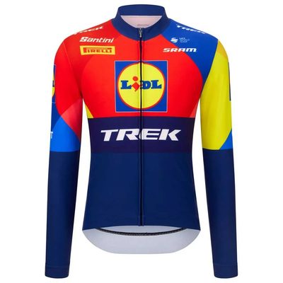 SANTINI Replica Lidl Trek Lo 車衣 保暖刷毛 高領防風 正品歐洲代購 [141589744]