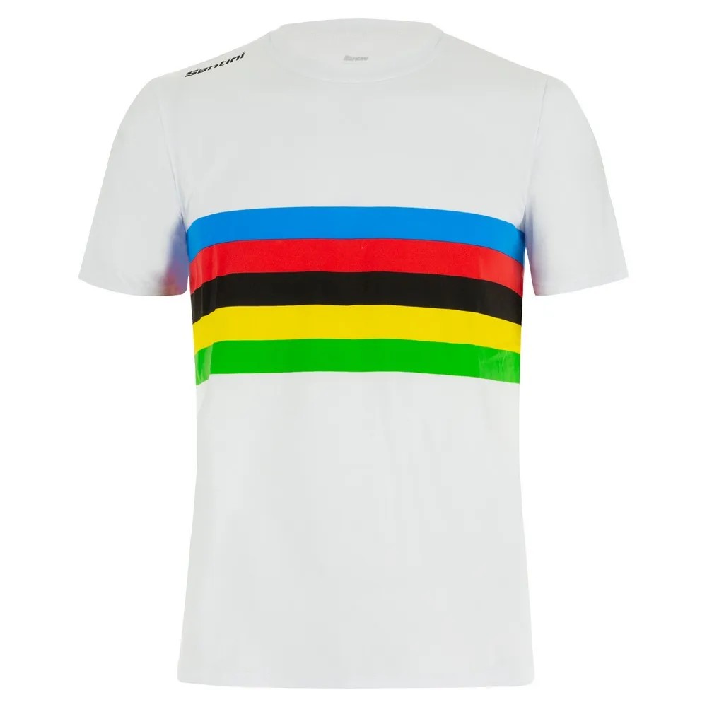 SANTINI Official Uci Rainbow T恤 透氣 舒適 正品歐洲代購 [141840548]