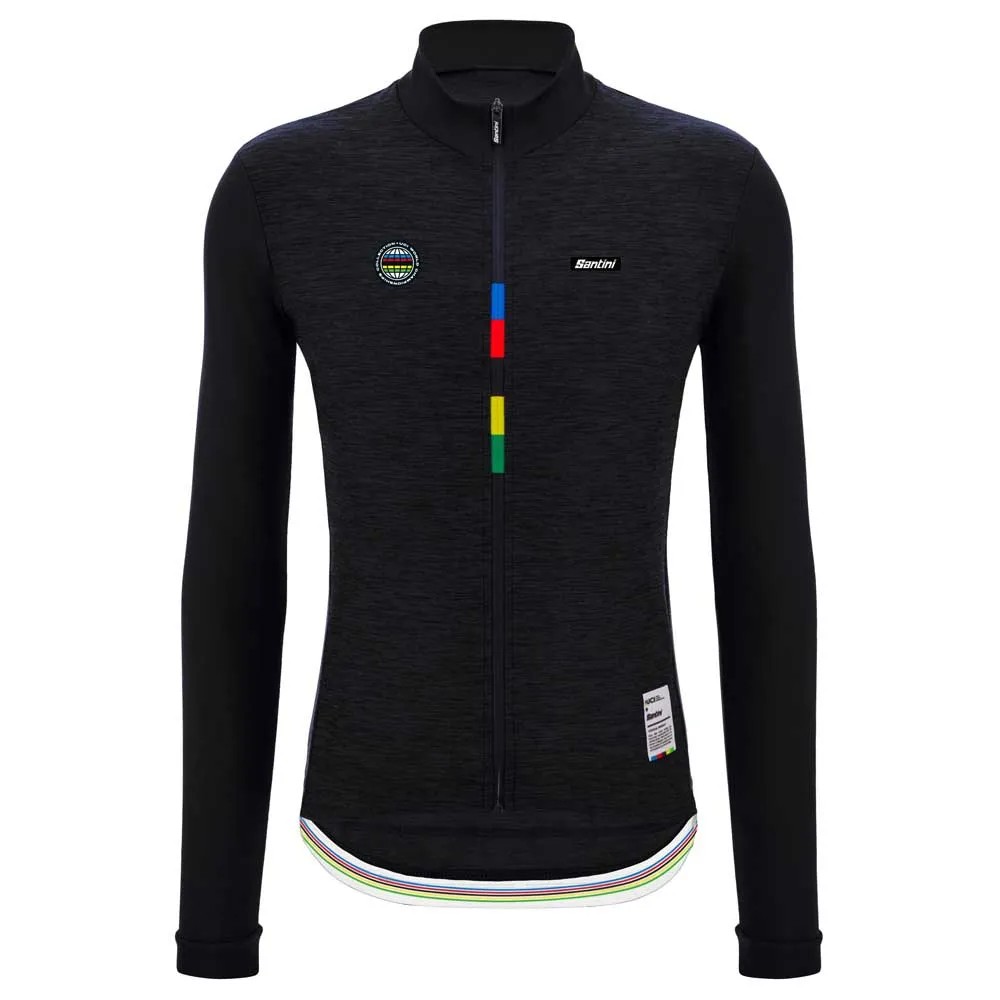SANTINI Uci World Champion M 車衣 保暖 修身 正品歐洲代購 [141840584]