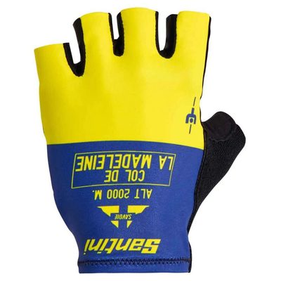 SANTINI Maillot Jaune Col Ma 手套 透氣 避震 正品歐洲代購 [141905935]