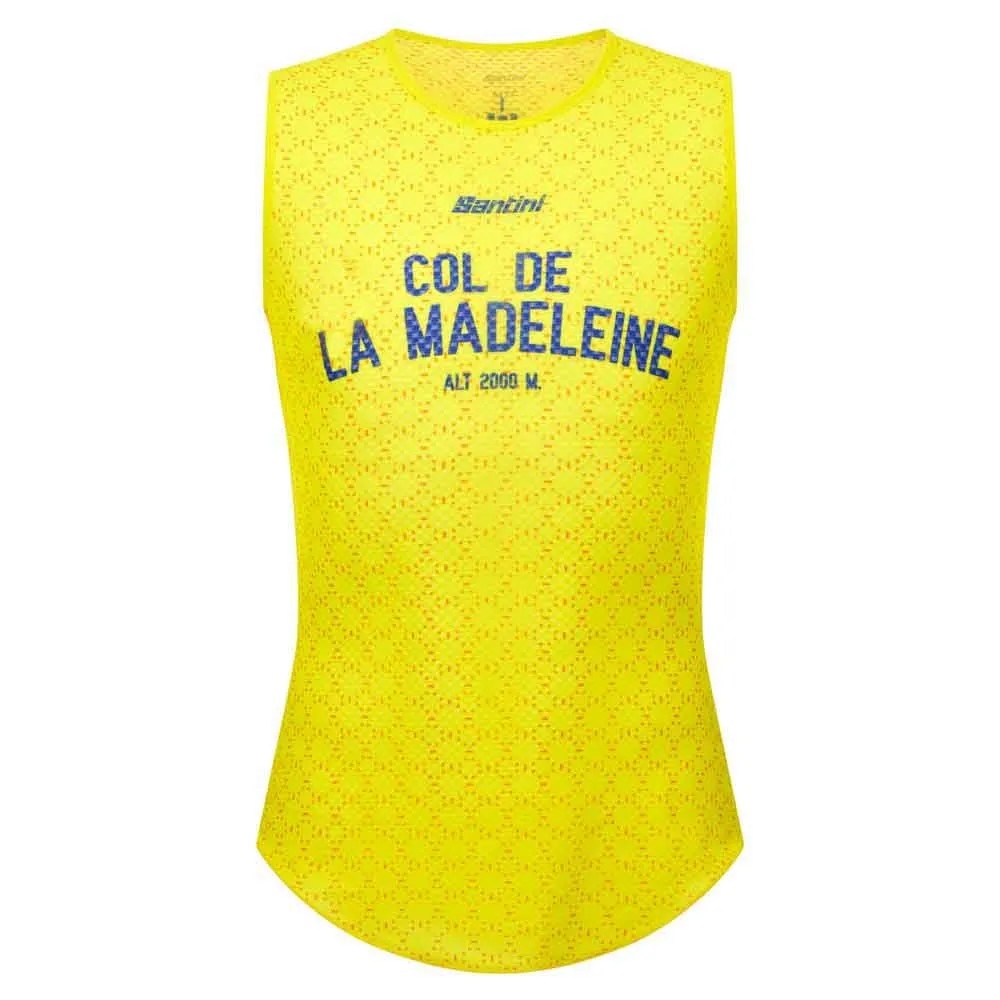 SANTINI Maillot Jaune Col Ma 透氣 快乾 正品歐洲代購 [141905937]