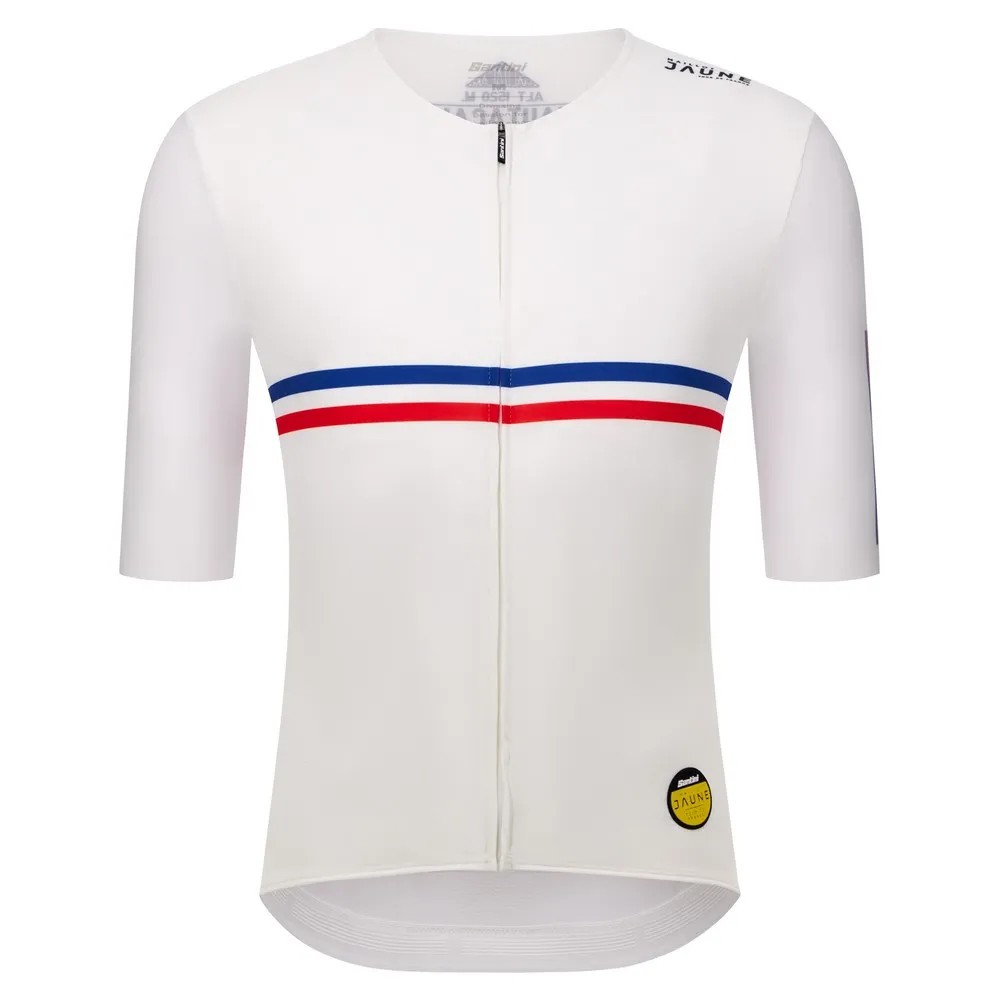 SANTINI Maillot Jaune Hautac 車衣 彈性 透氣 防曬 正品歐洲代購 [141905941]