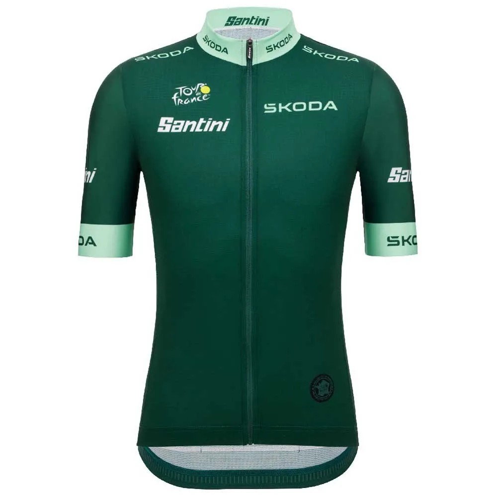 SANTINI Tour France Green Sh 車衣 透氣 輕量 正品歐洲代購 [141905970]