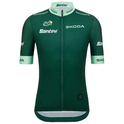 SANTINI Tour France Green Sh 車衣 透氣 輕量 正品歐洲代購 [141905970]