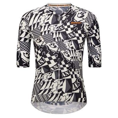 SANTINI Years Short Sleeve 車衣 透氣 修身 正品歐洲代購 [142115396]