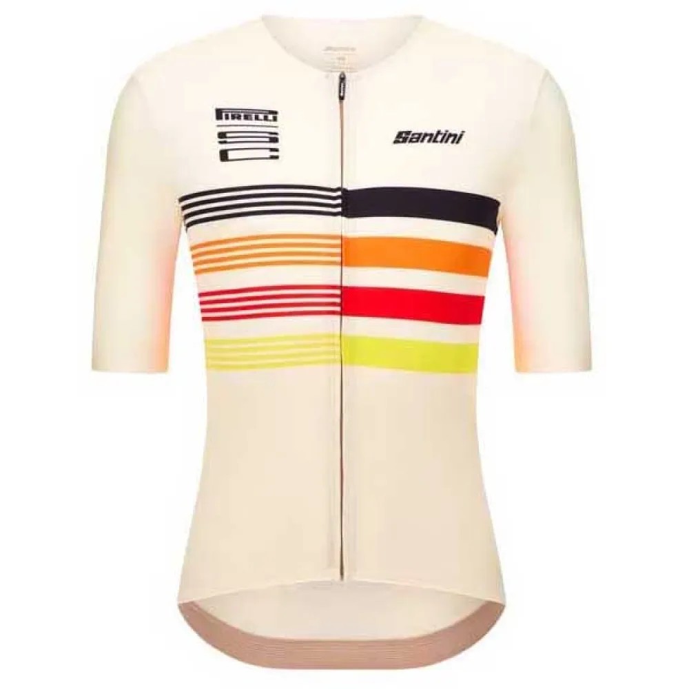 SANTINI Pirelli Tape Short S 車衣 彈性 透氣 修身 正品歐洲代購 [142115402]