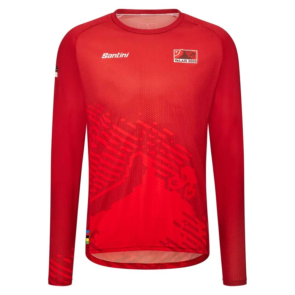 SANTINI Uci Mtb World Champi 車衣 透氣 耐磨 正品歐洲代購 [142115415]