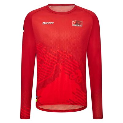 SANTINI Uci Mtb World Champi 車衣 透氣 耐磨 正品歐洲代購 [142115415]