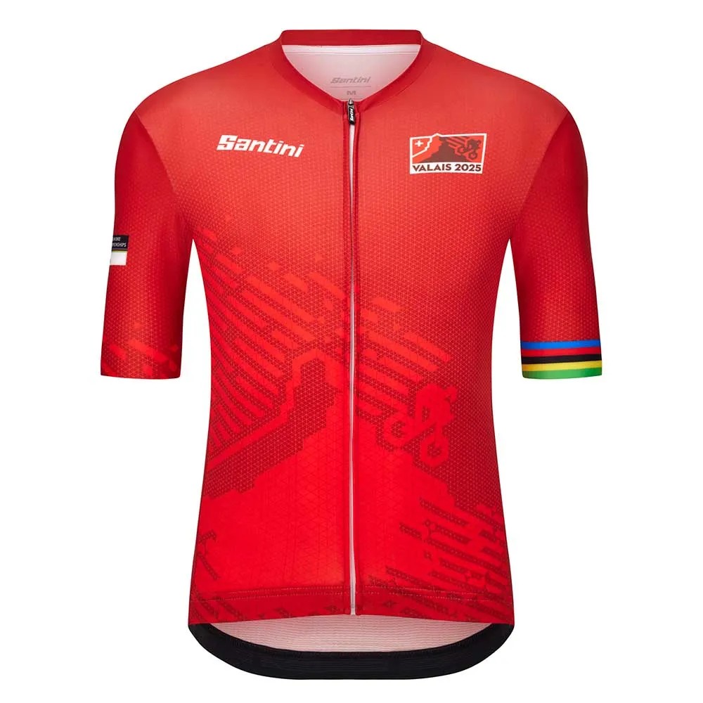 SANTINI Uci Mtb World Champi 車衣 彈性 透氣 舒適 正品歐洲代購 [142115419]