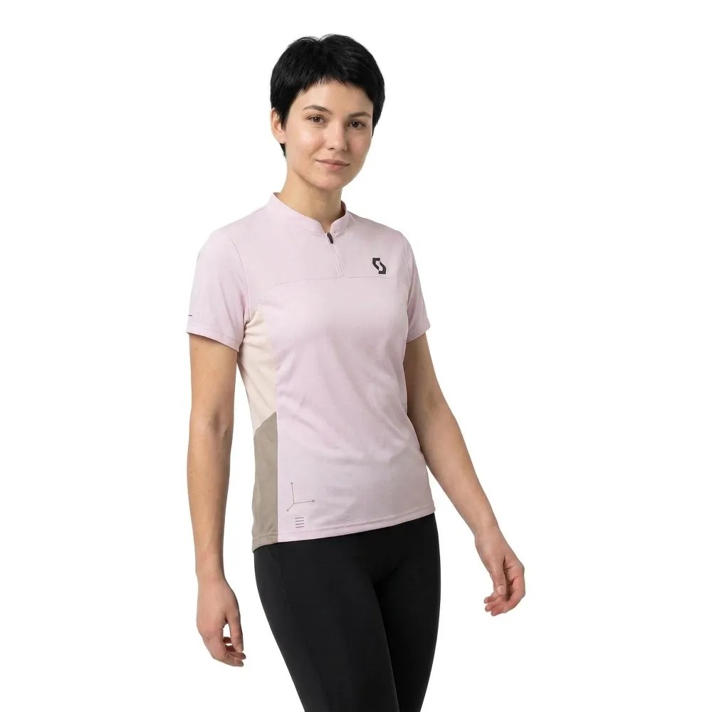 SCOTT Vertic Half Zip Shor T 恤 透氣 半拉鍊
