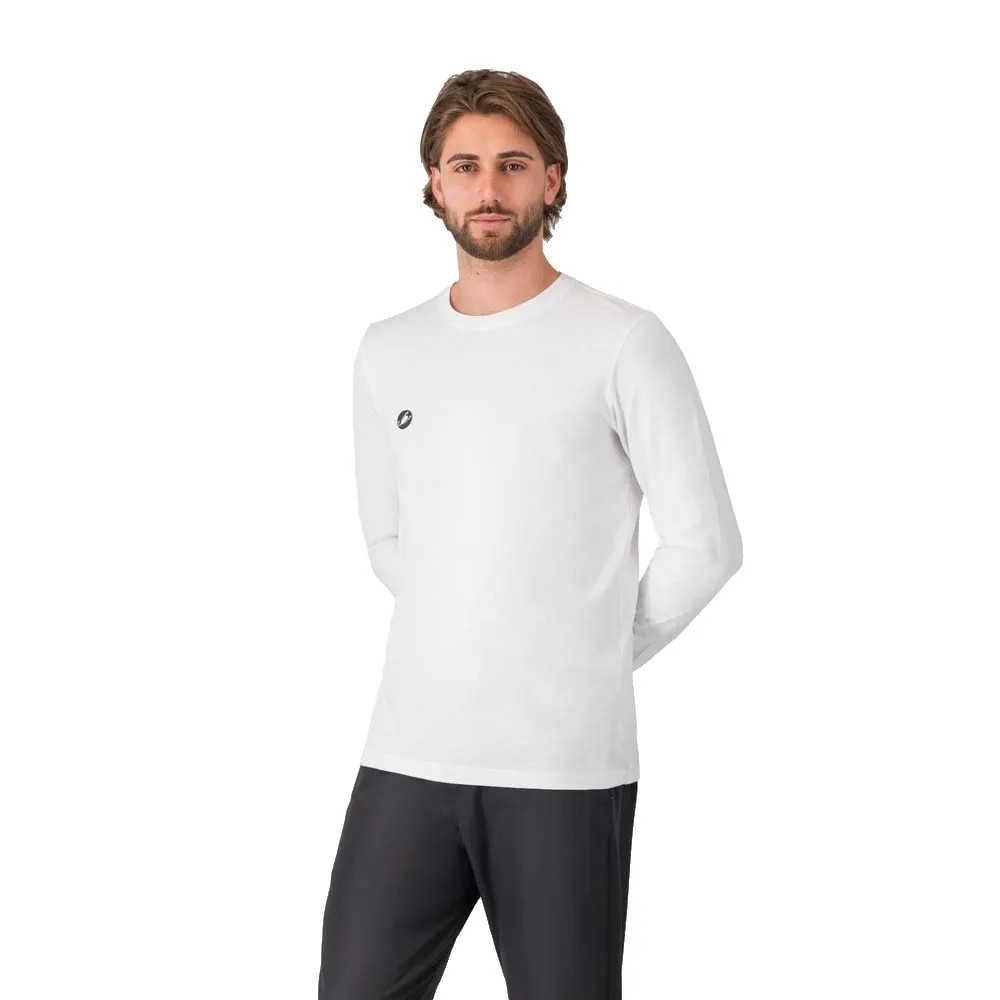CASTELLI Logo 長袖 T S T 恤 柔軟 舒適