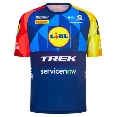 SANTINI Lidl Trek Short Slee T恤 耐磨 透氣 輕盈 正品歐洲代購 [142671564]