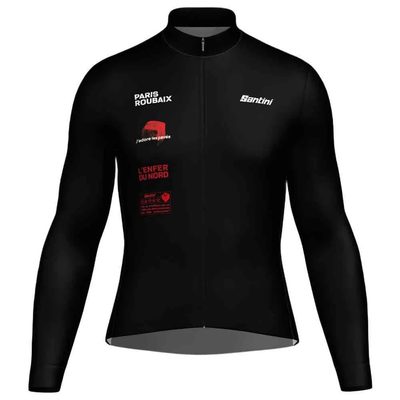 SANTINI Paris Roubaix Long S 車衣 長袖 騎行服 正品歐洲代購 [142844028]