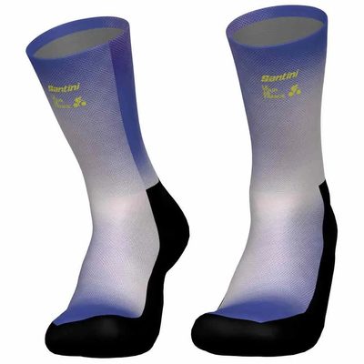 SANTINI Tdf Alpe Dhuez 車襪 高筒 輕量 正品歐洲代購 [142852368]