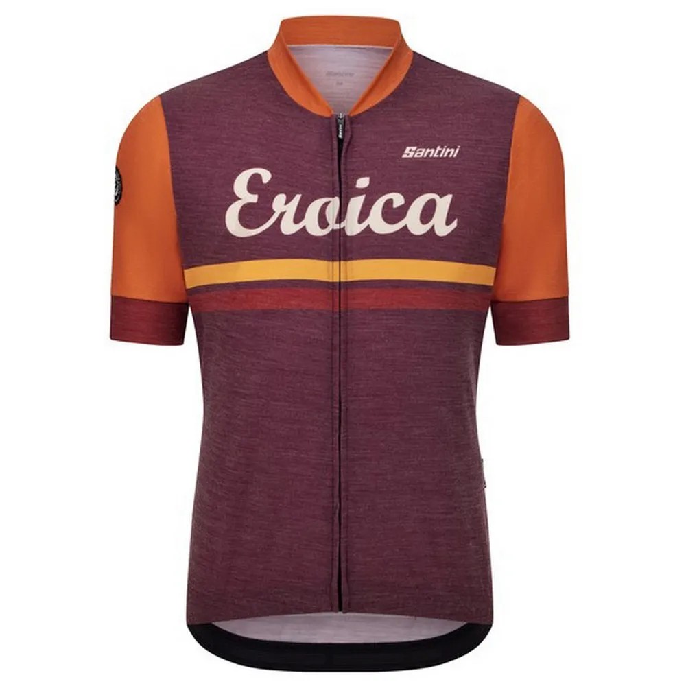 SANTINI Eroica Iris Short Sl 車衣 美麗諾羊毛 正品歐洲代購 [142959535]