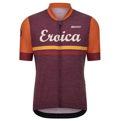 SANTINI Eroica Iris Short Sl 車衣 美麗諾羊毛 正品歐洲代購 [142959535]