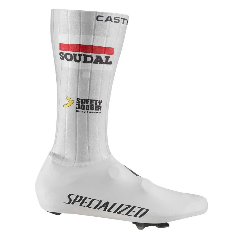 CASTELLI Fast Feet Tt Soudal 防水鞋套 矽膠塗層