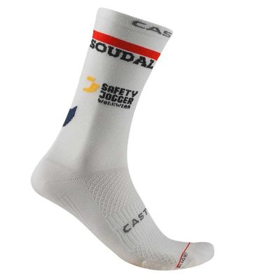 CASTELLI Rosso Corsa Pro Soud 車襪 透氣 壓縮 正品歐洲代購 [142976651]