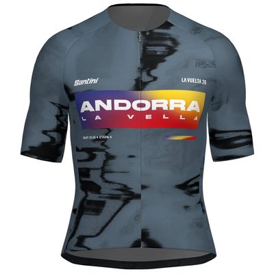 SANTINI Vuelta Andorra Short 車衣 彈性 透氣 正品歐洲代購 [143077948]