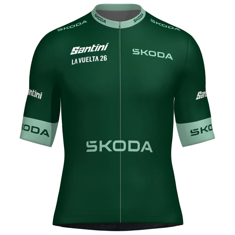 SANTINI Vuelta Green Short S 車衣 透氣 輕量 正品歐洲代購 [143077951]
