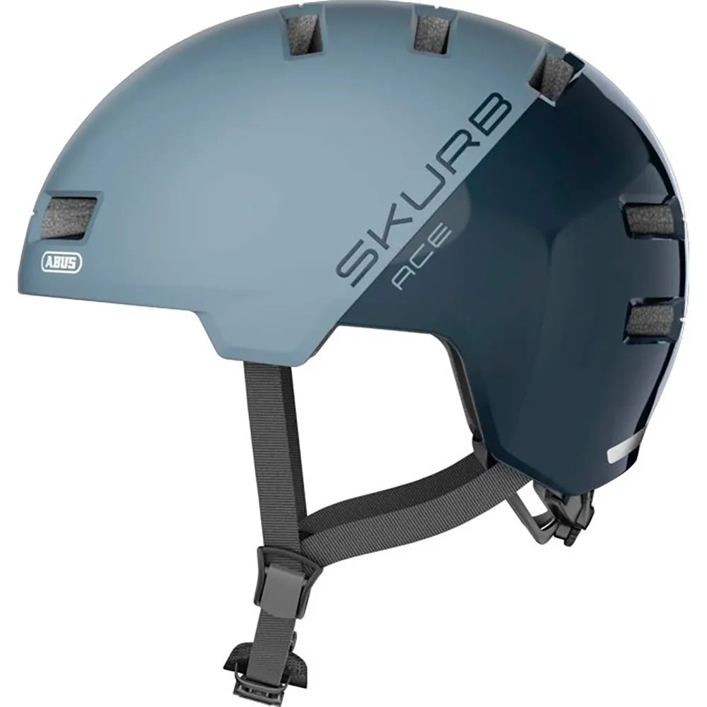 ABUS Skurb Ace Urban 安全帽 霧面質感 反光設計