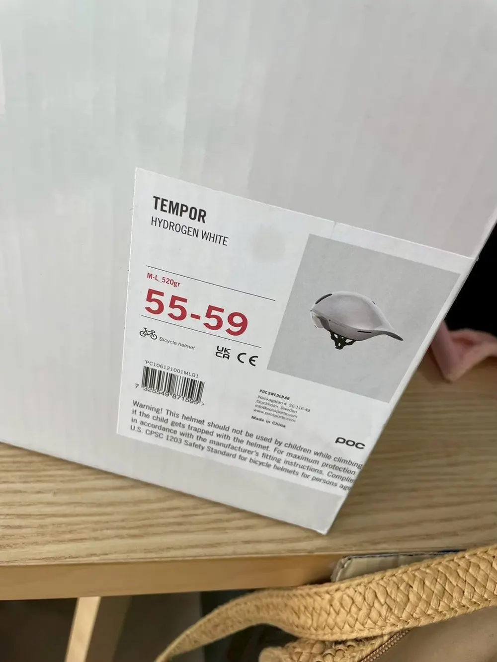 計時空力頭盔到貨實拍:POC Tempor 外盒
