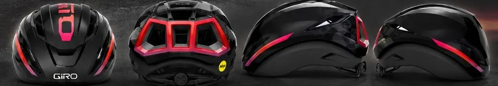 Giro Eclipse Pro MIPS 四角度展示圖：正面、後面、側面左、側面右